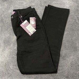 Gloria Vanderbilt Women's Black Straight Leg Jeans